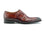 Henry Cap Toe Monkstrap in Cognac Tramonto Patina