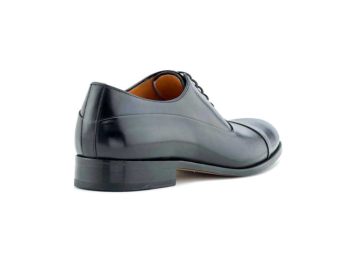 Luca Cap Toe Oxford in Black Antique