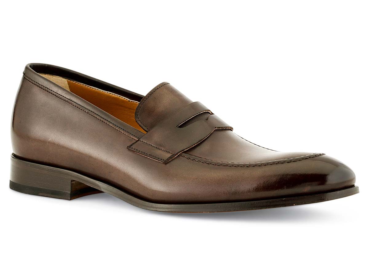 Greg Penny Loafer in Chocolate Nicol