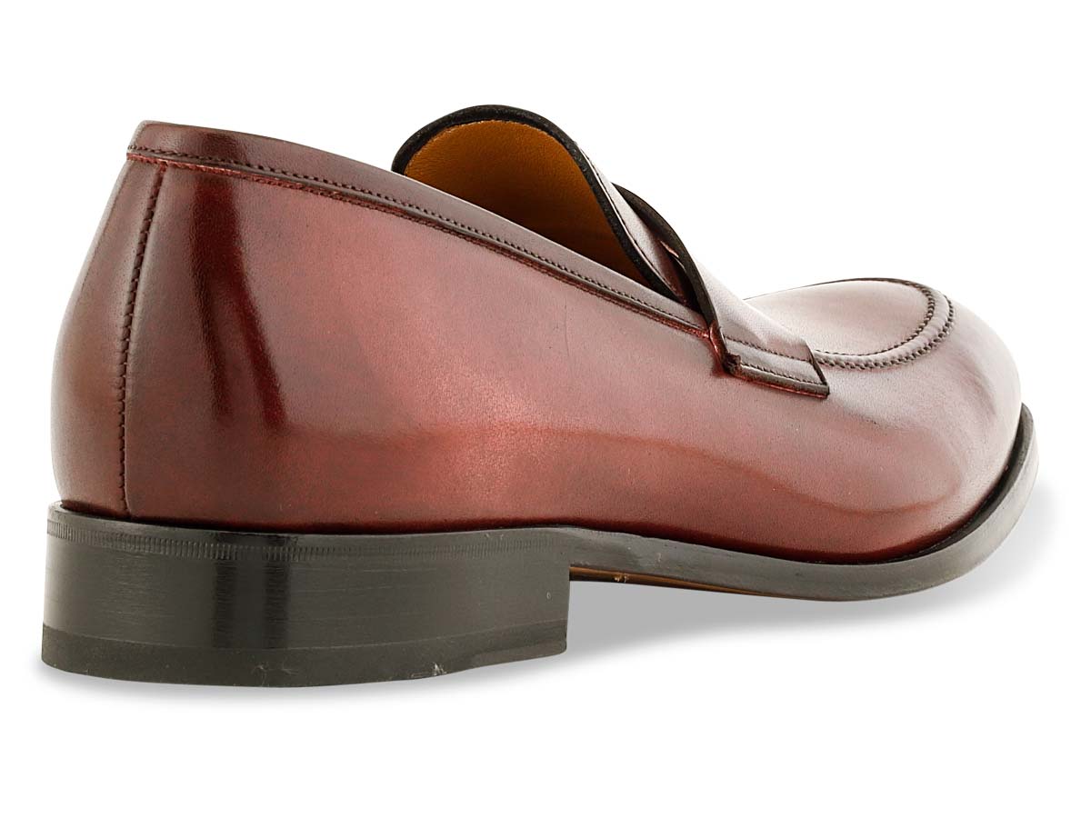 Greg Penny Loafer in Wine Nicol