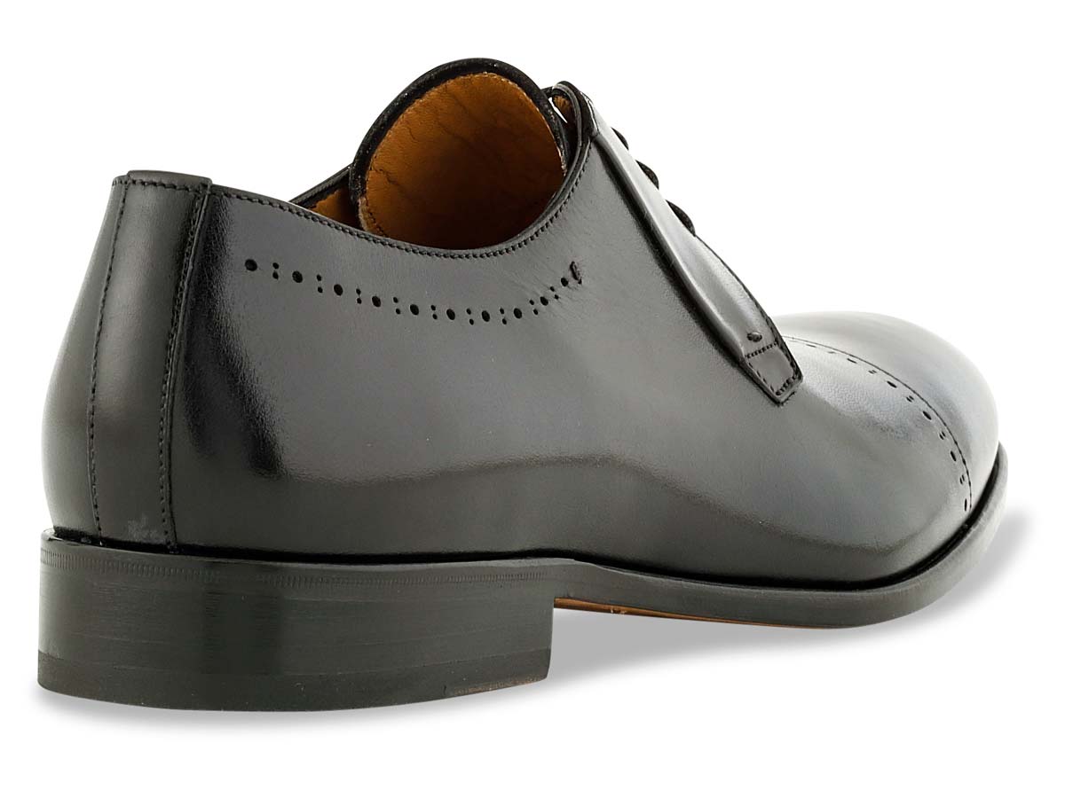 Jared Blucher Cap Toe in Black