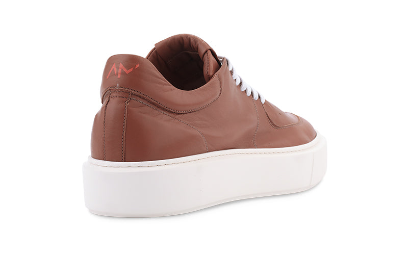 Kody Dress Sneaker in Brown Leather