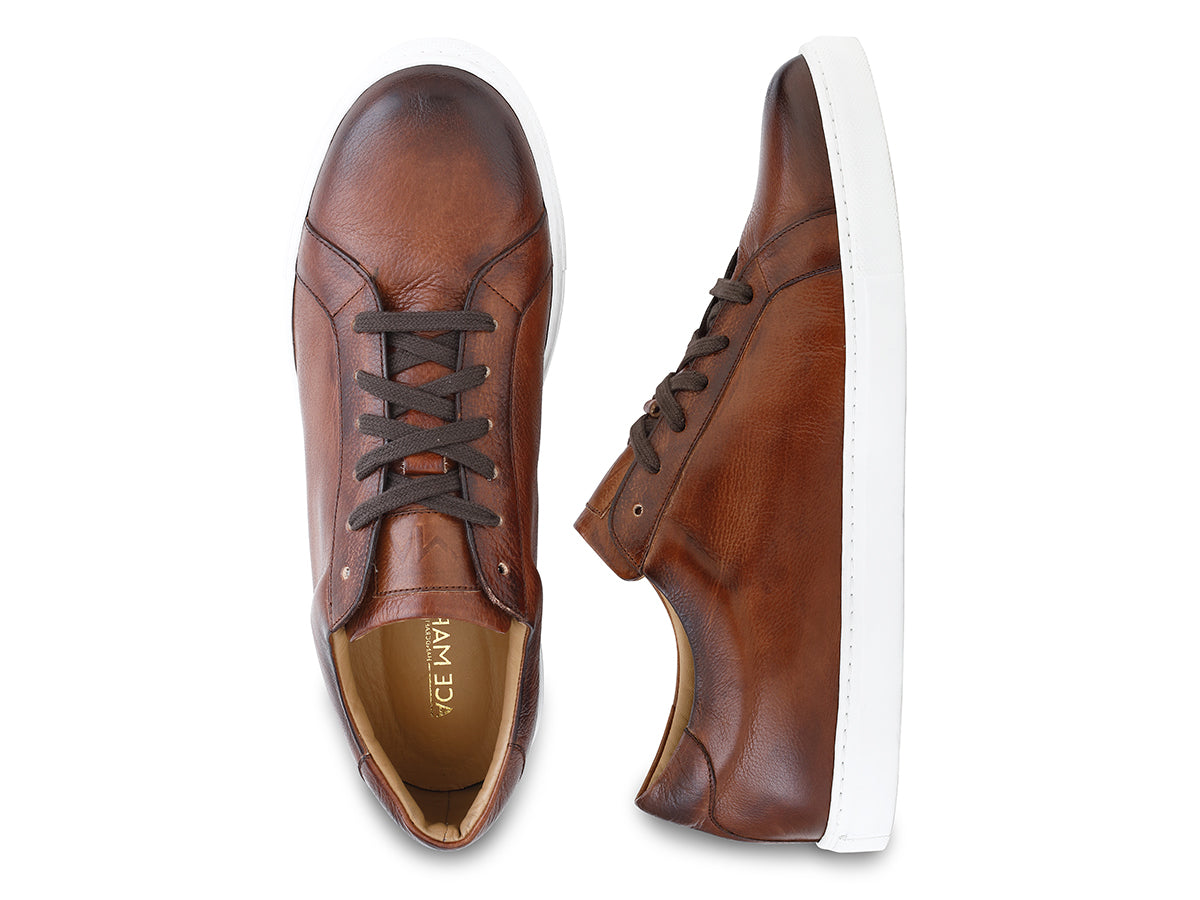 Wayne Buffalo Sneaker in Cuoio